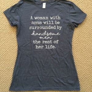 Woman with Sons tee